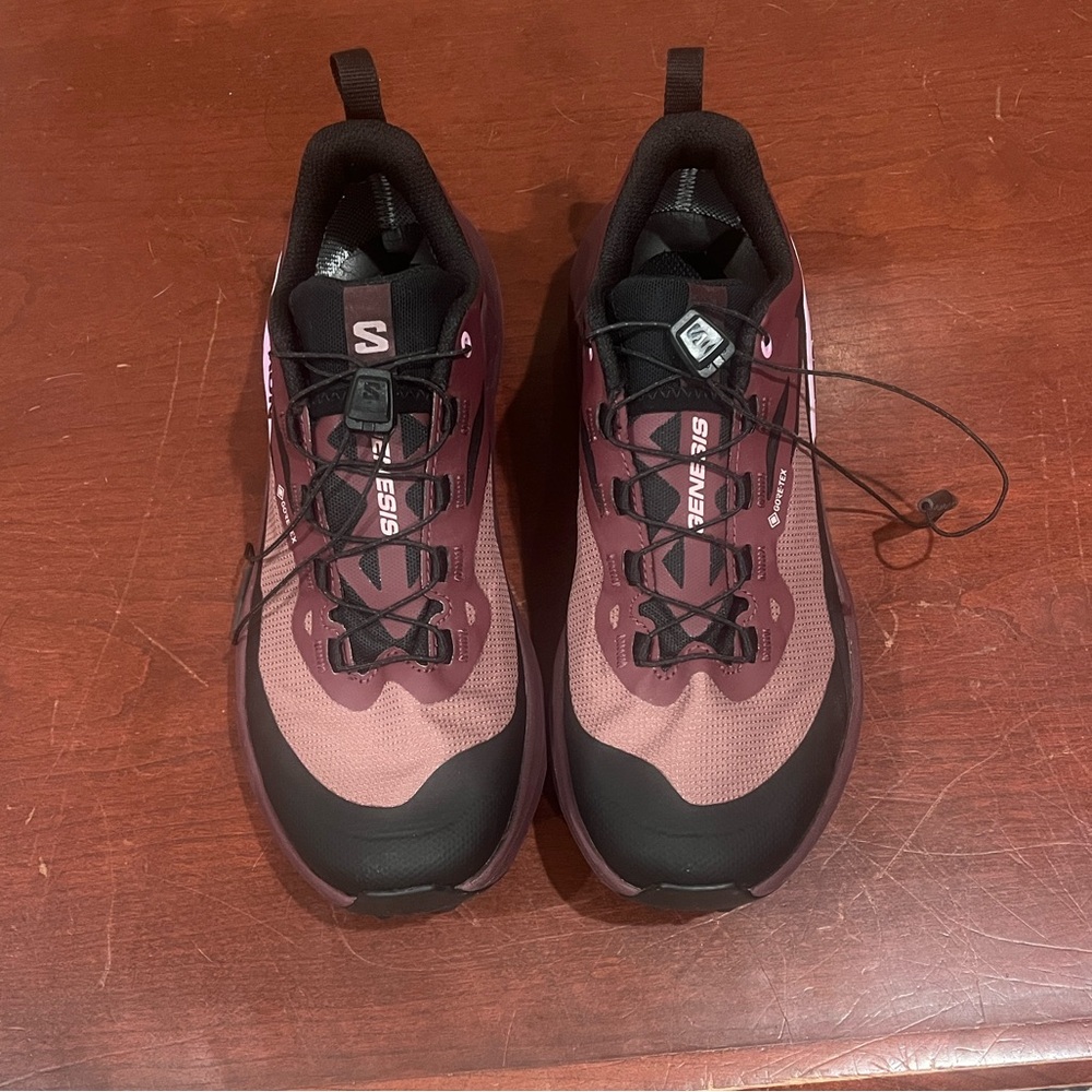Salomon Genesis GTX Gore-Tex Trail Running Shoes - Women - Size 8